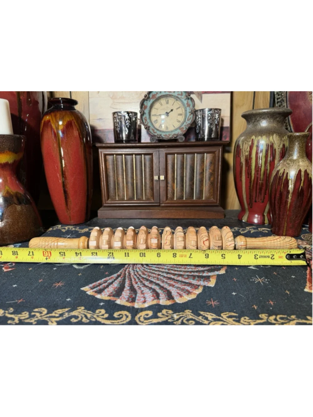 Wood Therapy Massage Tool Wooden Roller Stick Lymphatic Drainage Massager